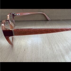 Fendi Eyeglasses Frames Brown Logo Arms Made in Italy